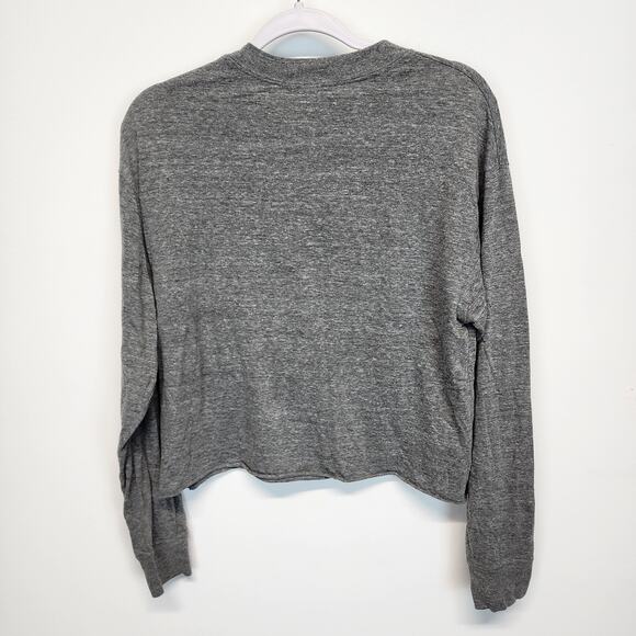 Daydreamer Def Leppard Graphic Oversized T-shirt Size XS Gray Long Sleeve Rock - Picture 3 of 11